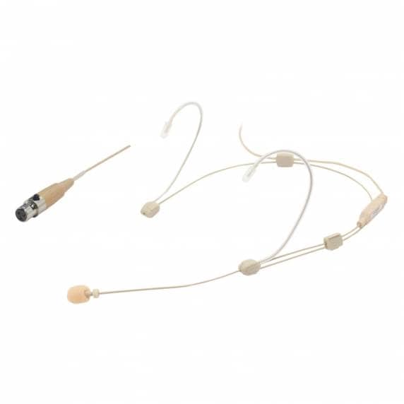 W Audio Adjustable Headset Microphone - 3 Pole Mini XLR (for AKG Systems)