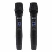 W Audio DM 800H Twin Handheld UHF System (863.0Mhz-865.0Mhz)