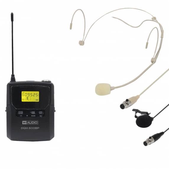 W Audio DQM600BP Add On Beltpack Kit (606-614Mhz)