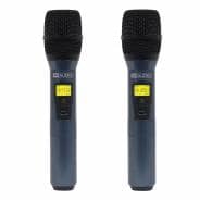 W Audio DQM800H UHF Quad Handheld Wireless Mic System (823-865Mhz)