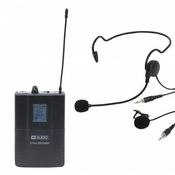 W Audio DTM 600BP Add On Beltpack Kit V1 (606.0Mhz-614.0Mhz) 