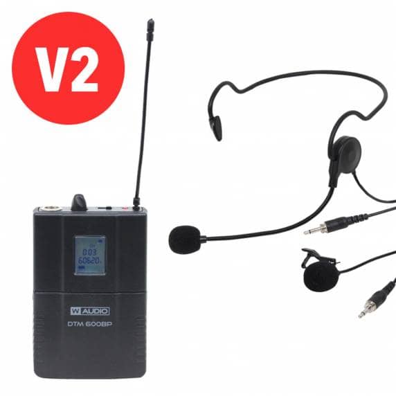 W Audio DTM 600BP Add On Beltpack Kit + V2 Software (606.0Mhz-614.0Mhz)