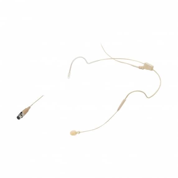 W Audio Fixed Boom Headset Microphone - 3 Pole Mini XLR (for AKG Systems)