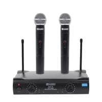 W Audio RM 10 Twin Handheld VHF Radio Mic System (173.8Mhz/175.0Mhz)