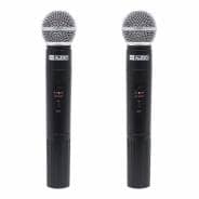 W Audio RM 10 Twin Handheld VHF Radio Mic System (173.8Mhz/175.0Mhz)