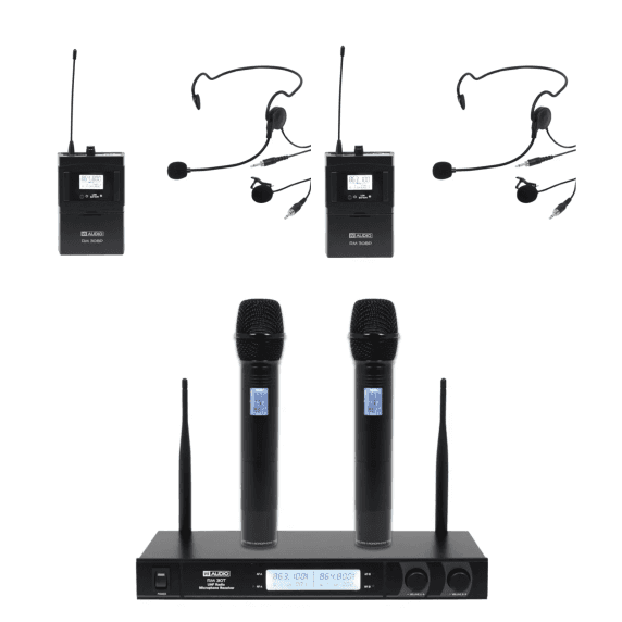 W Audio RM 30T Mic System with 2 x RM 30BP Bundle (863.1Mhz/864.8Mhz)