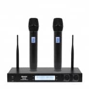 W Audio RM 30T Twin Handheld Wireless Mic System (863.1Mhz/864.8Mhz)