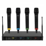 W Audio RM Quartet Quad Handheld Wireless Mic System