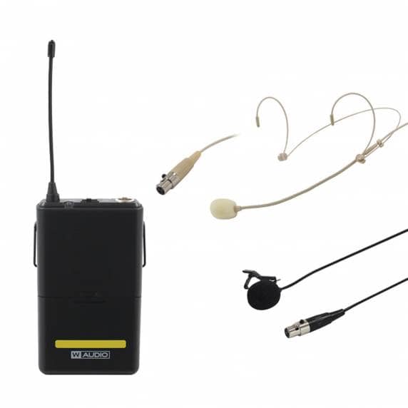 W Audio RM Quartet Tie Clip / Lapel Beltpack Kit (863.01Mhz)