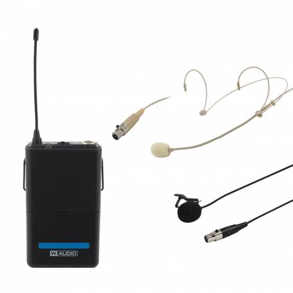 W Audio RM Quartet Tie Clip / Lapel Beltpack Kit (863.42Mhz)