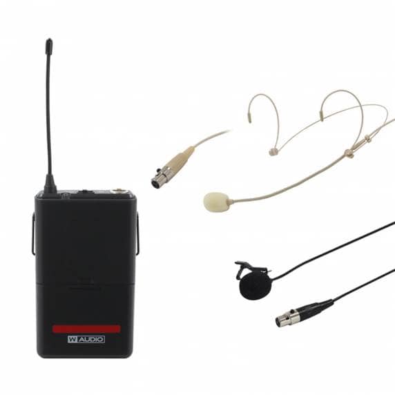 W Audio RM Quartet Tie Clip / Lapel Beltpack Kit (864.99Mhz)