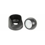 Wireless Motion Sensor LED Torch Light Battery Powered Outdoor Security PIR (Black)