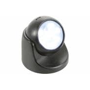 Wireless Motion Sensor LED Torch Light Battery Powered Outdoor Security PIR (Black)